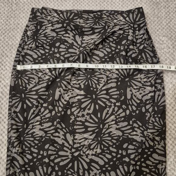 RipSkirt Length 3 Women Small Adjustable Wrap Skirt Black Gray Hawaiian Floral - Picture 8 of 9